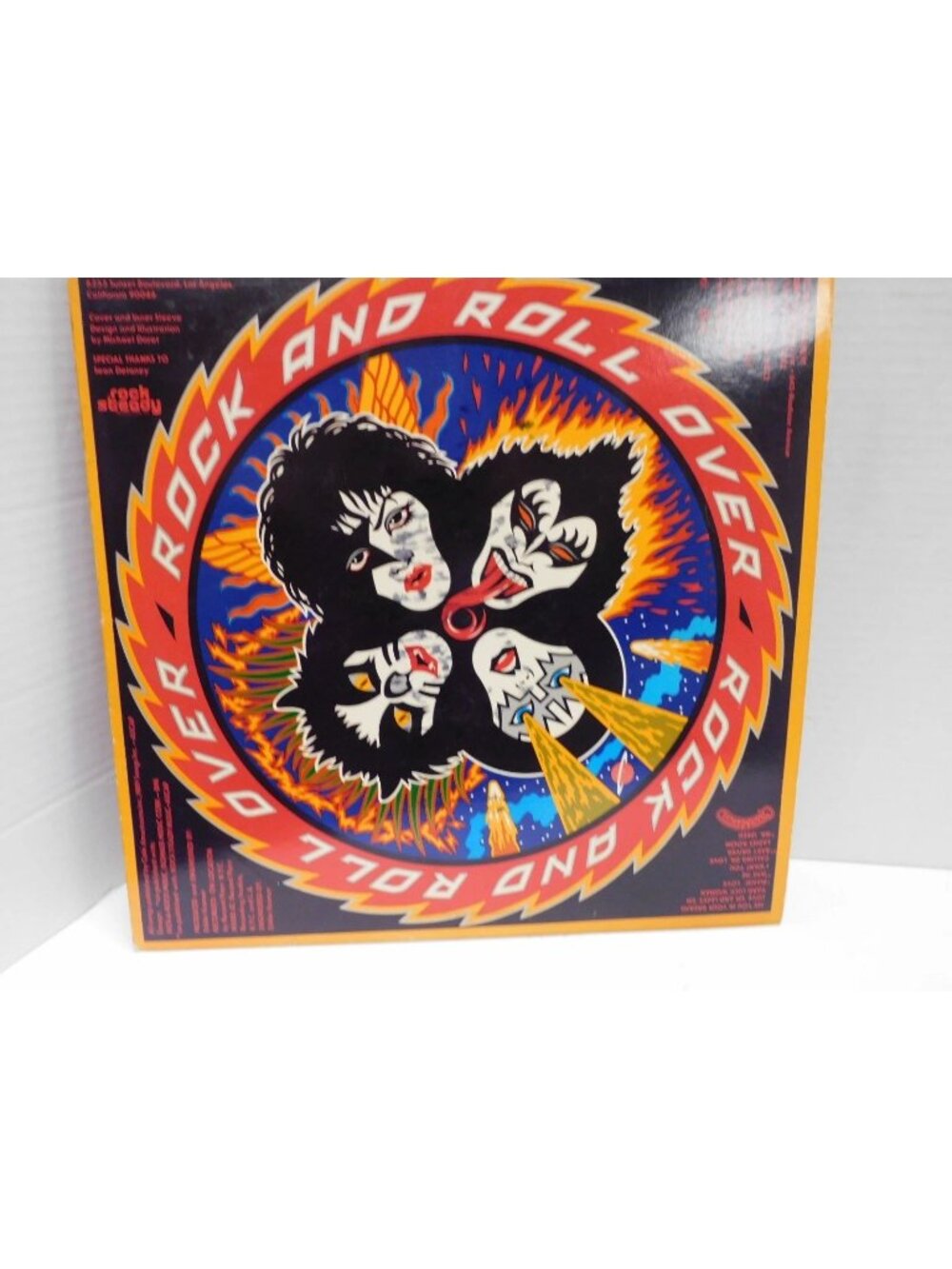 Vintage Kiss Rock And Roll Over Vinyl VTG JC238